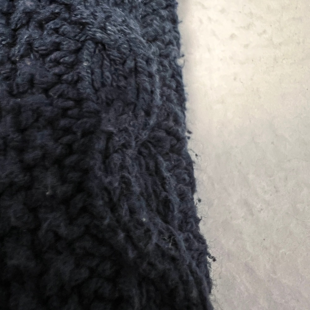 Cabi Cable Knit Sweater Women XS Navy Blue Cowl Neck Pullover 3168 - Picture 11 of 12